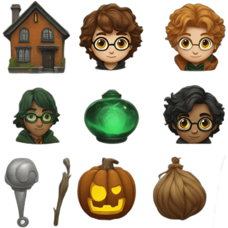 Harry Potter house emoji