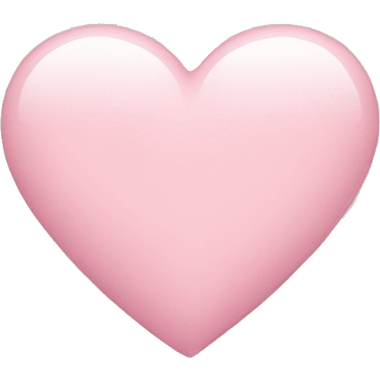 light pink heart emoji