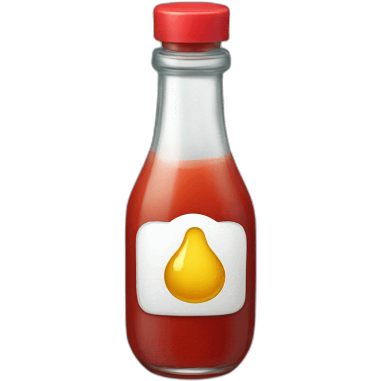 glass ketchup bottle emoji