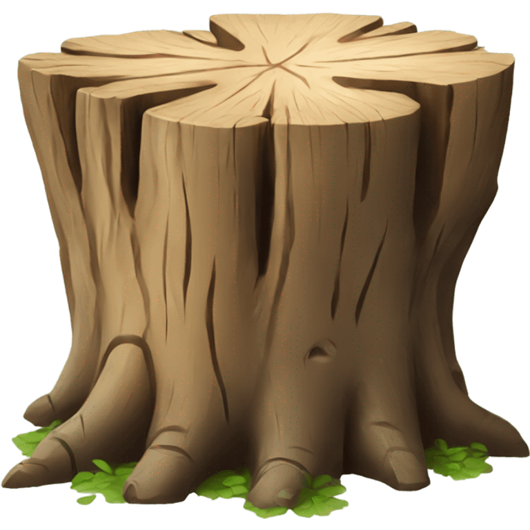 tree stump emoji