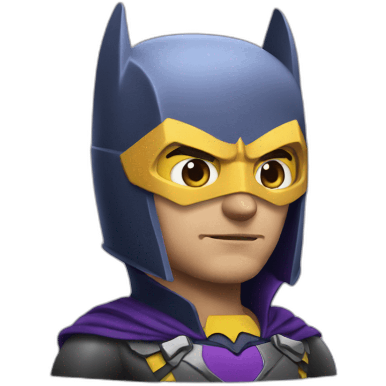 Loup batman emoji