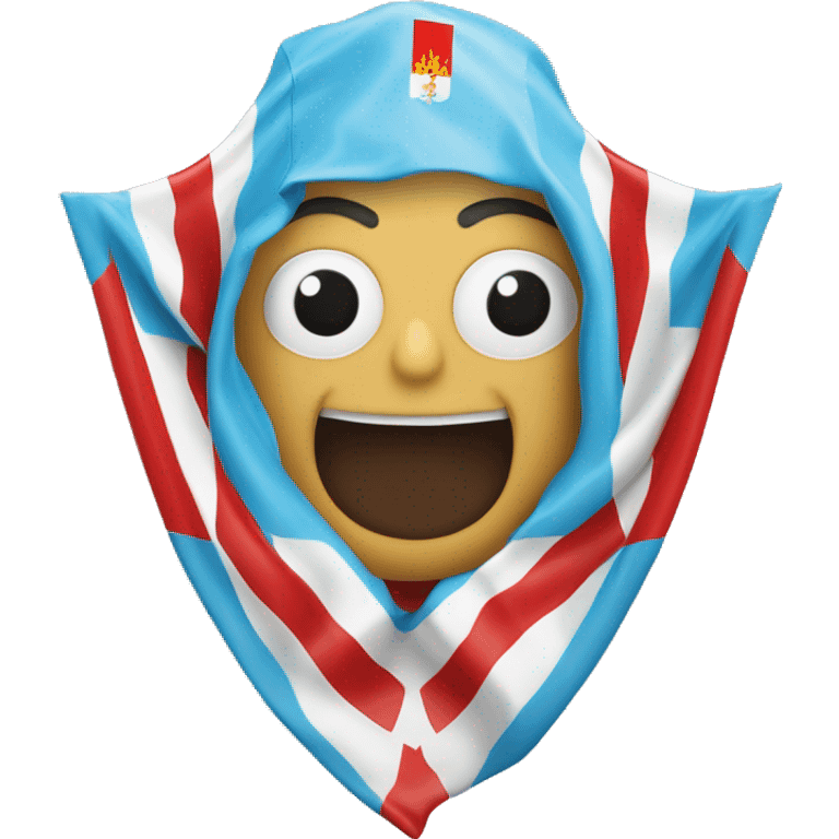 La bandera de Galicia en la superficie gallega  emoji