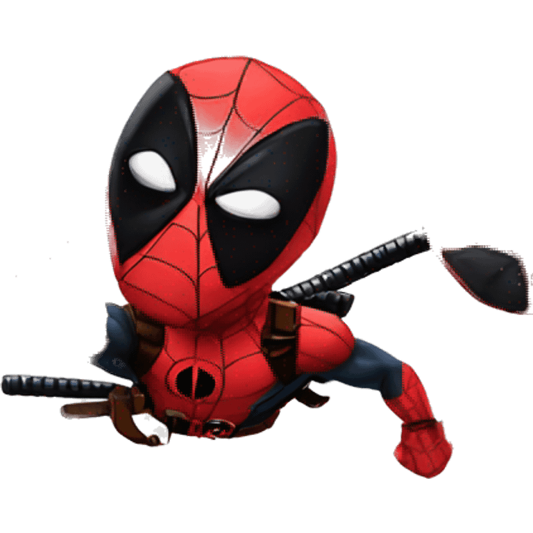 deadpool spiderman emoji