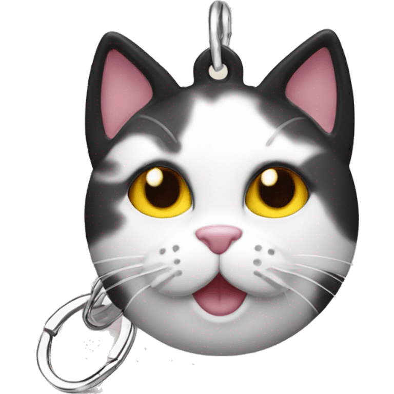 cat keyring emoji