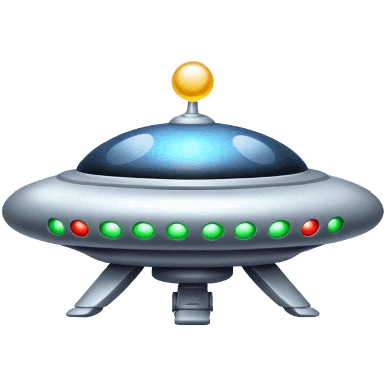 Christmas UFO emoji