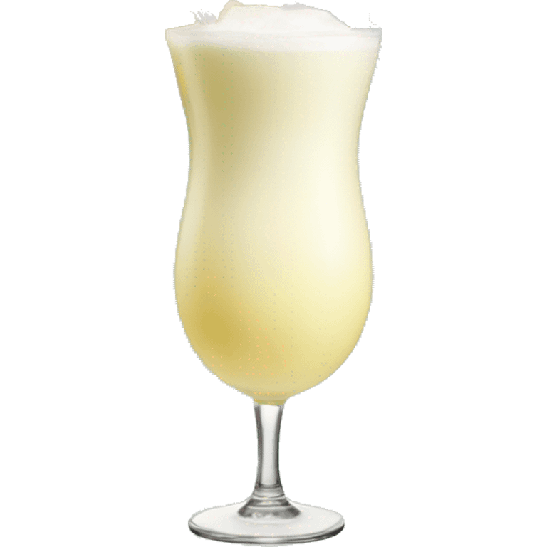 Pina colada with umbrella cocktail  emoji