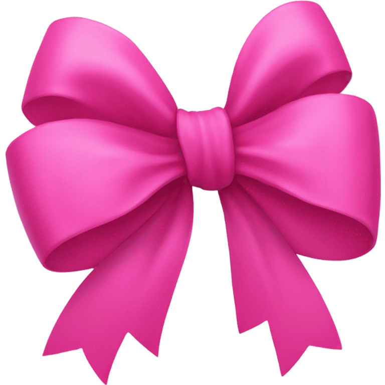 Pink bow emoji