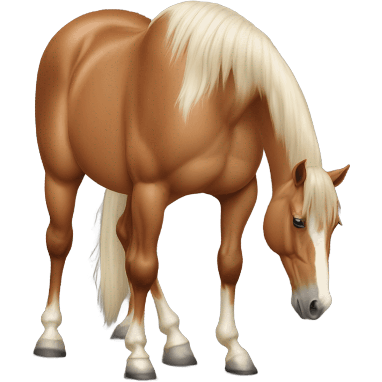 Horse’s butt emoji