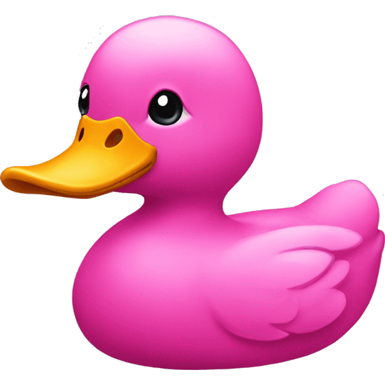 Pink duck emoji