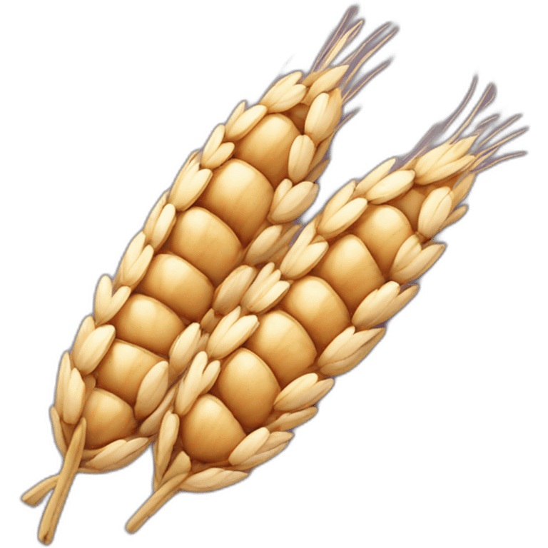 three oats grains emoji