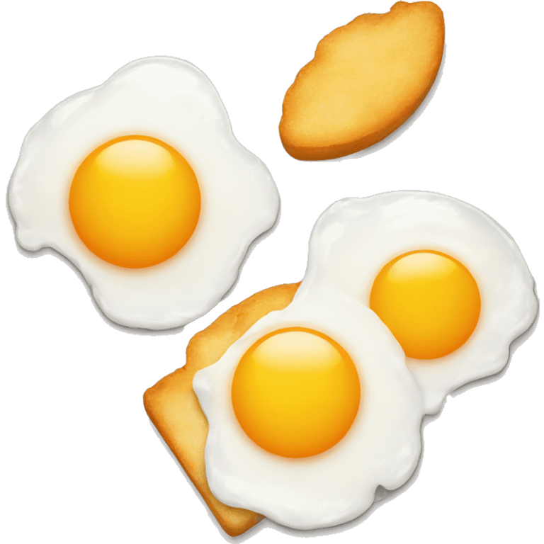 fried eggs emoji