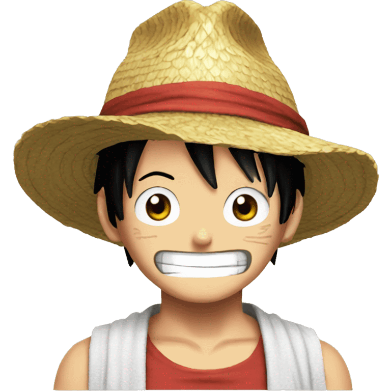 Luffy from one piece emoji