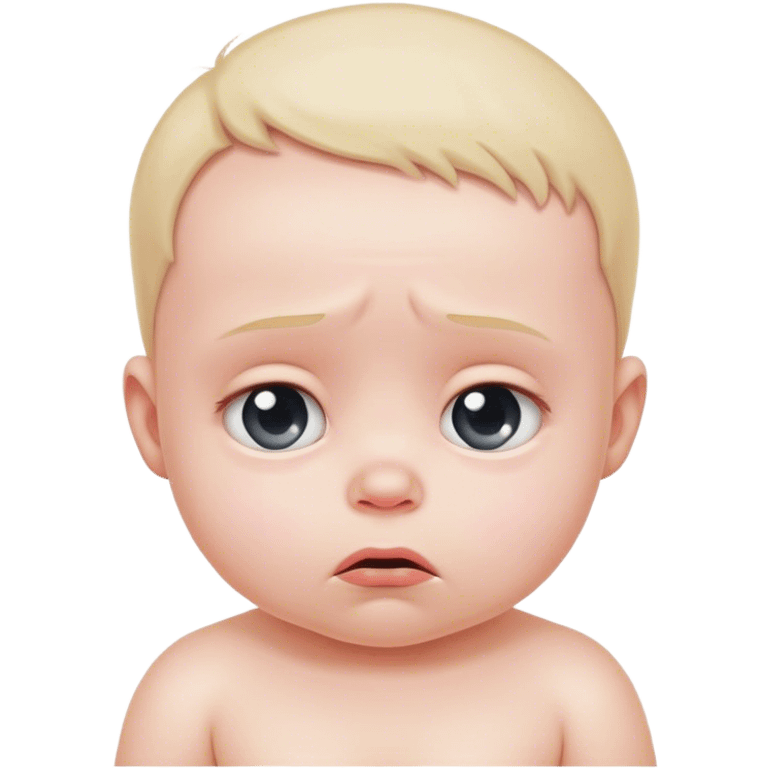 sad baby emoji