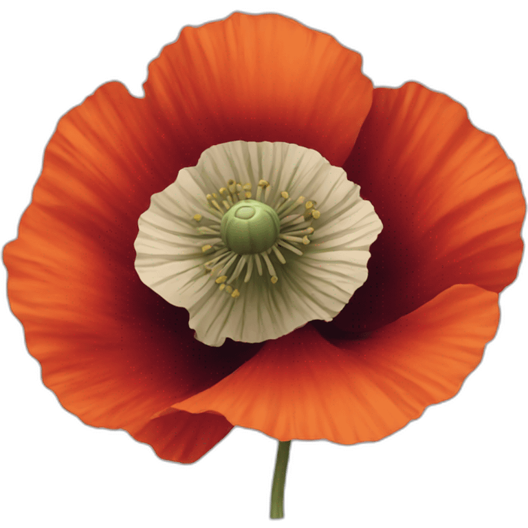 poppy flower emoji