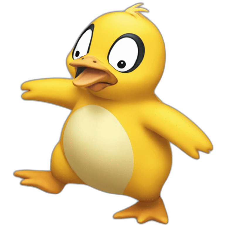 Psyduck dancing emoji