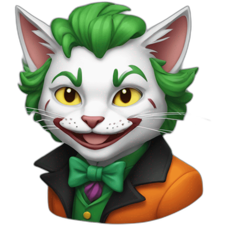 Cat joker emoji