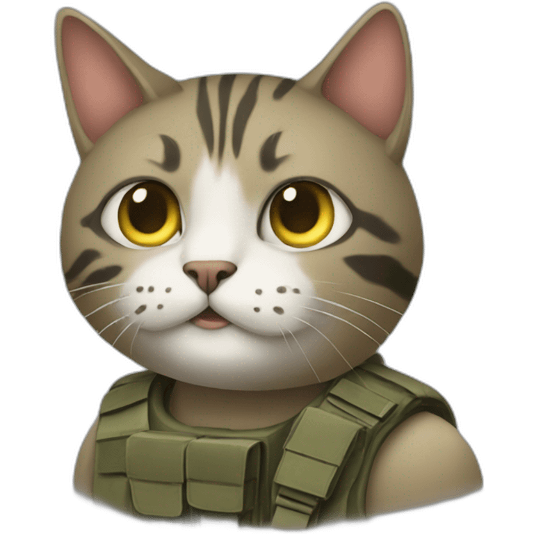 War cat emoji