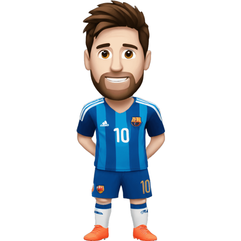 messi who makes a heart emoji