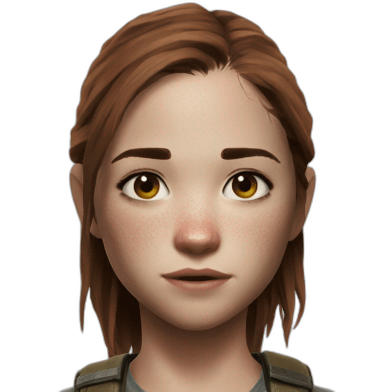 Ellie the last of us part z emoji