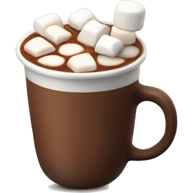 Hot chocolate with marshmallows  emoji