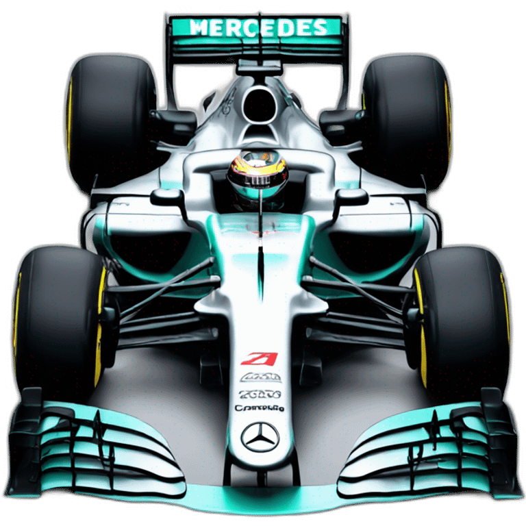 Mercedes F1 car emoji