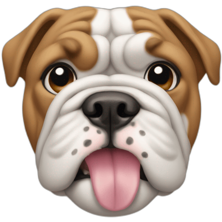 Bulldog chunky emoji