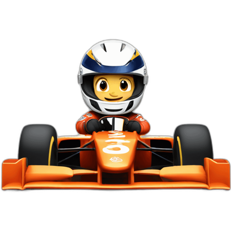 F1 car racer thumbs up emoji