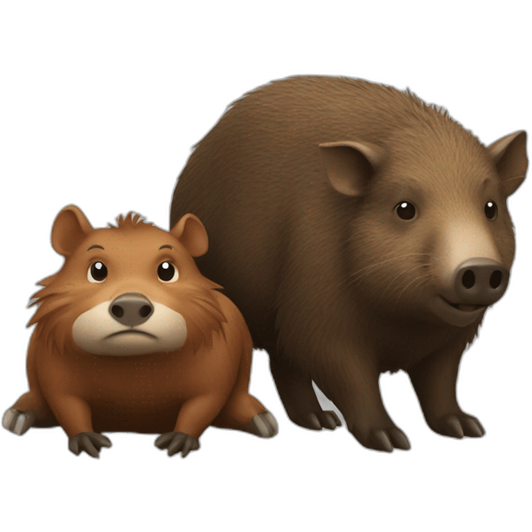 boar and beaver emoji