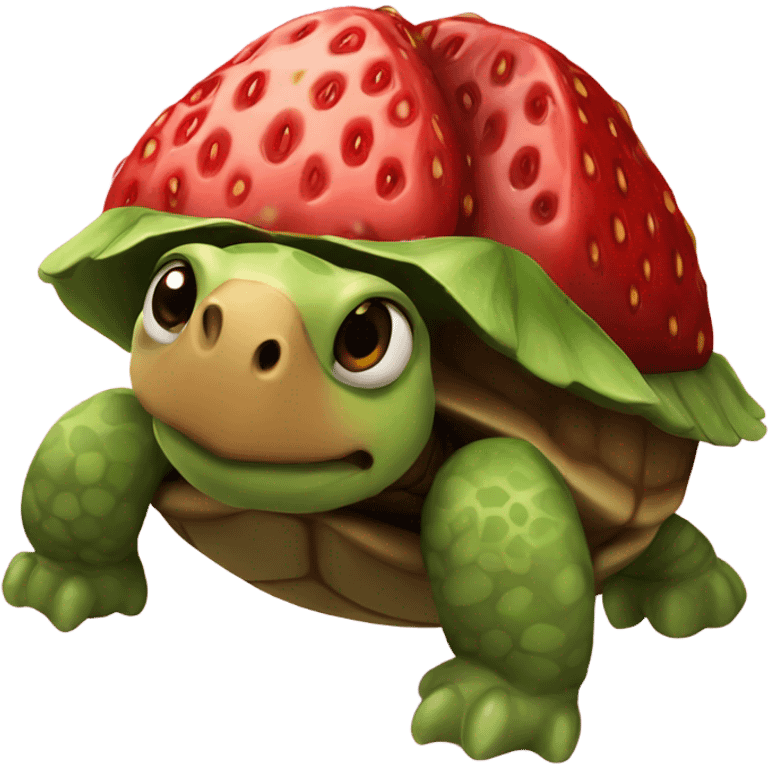 strawberry turtle  emoji