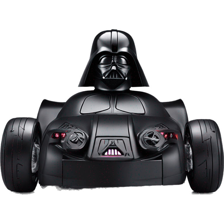 Darth Vader themed sporty Batman rc car  emoji