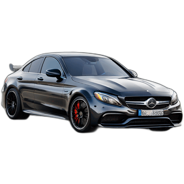 Mercedes AMG C63 emoji