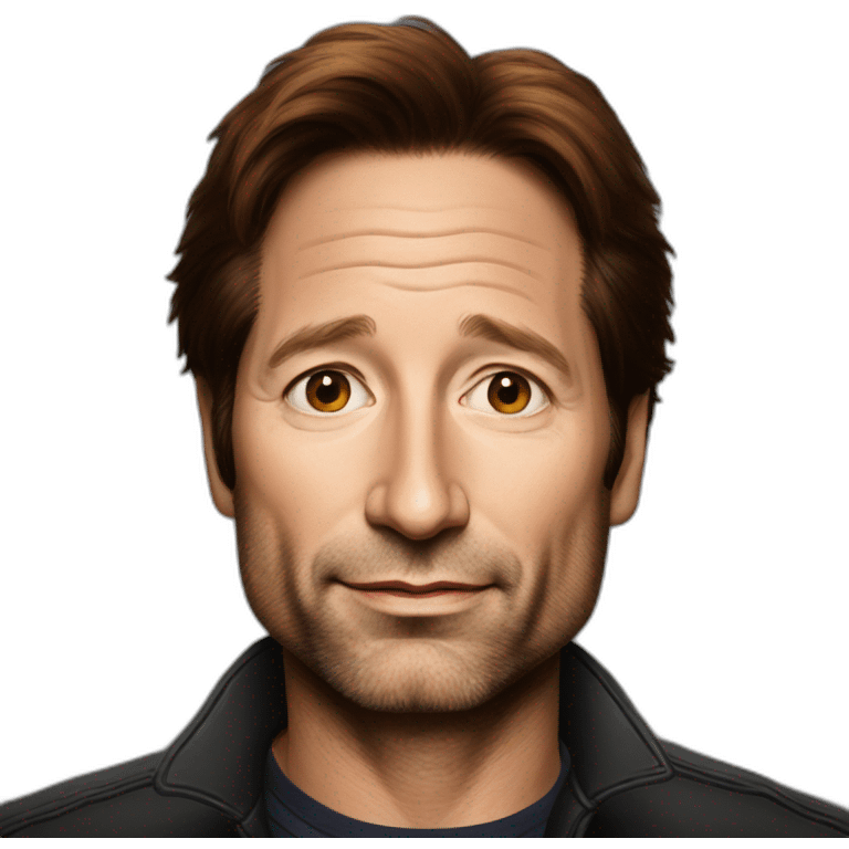 Portrait David Duchovny emoji