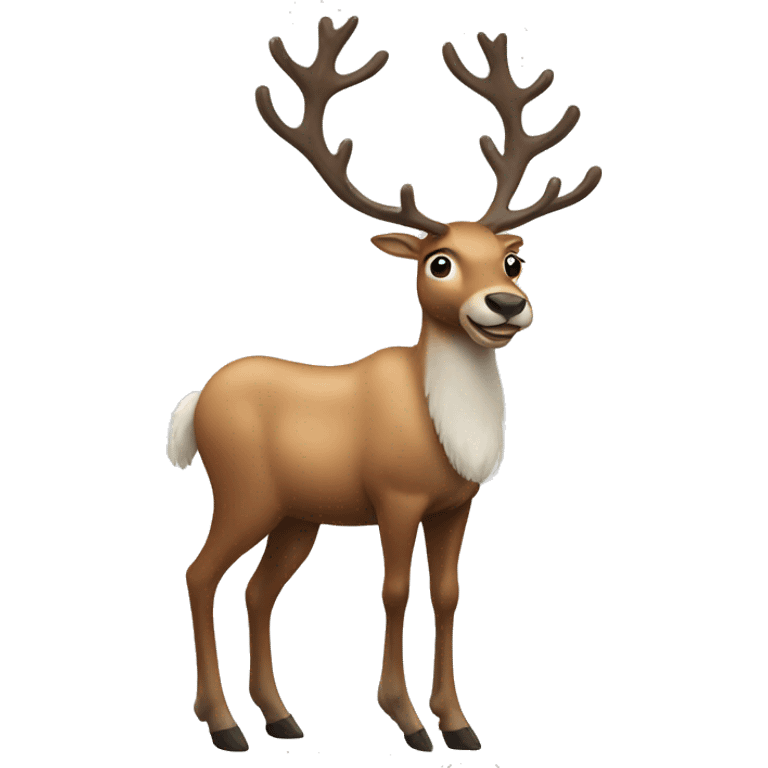 reindeer full body emoji