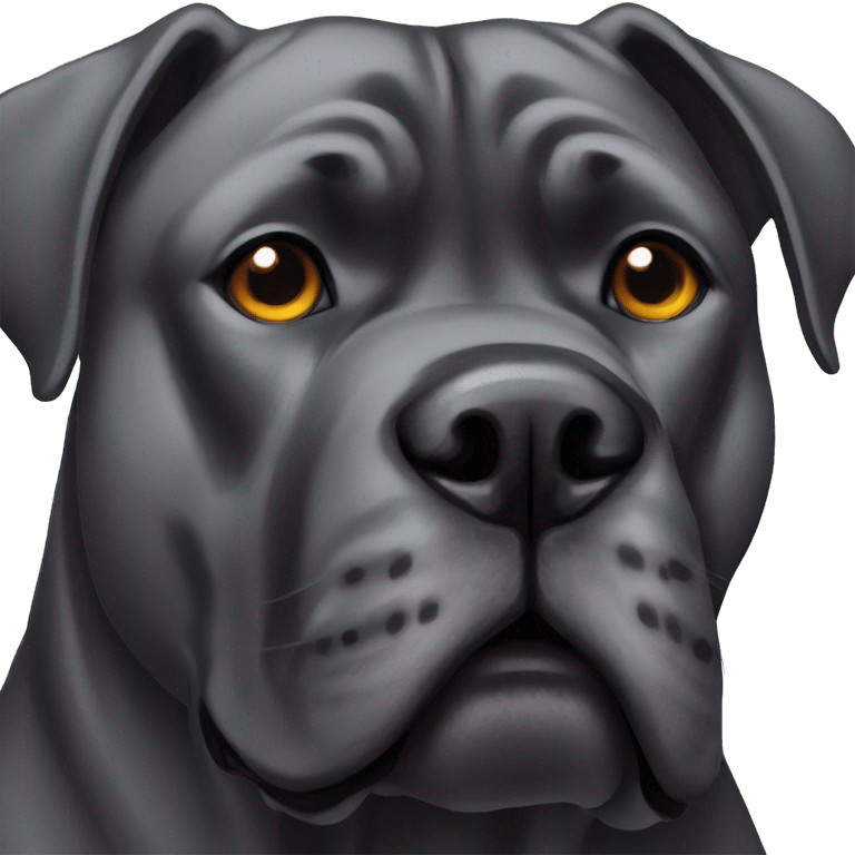 Black cane corso  emoji