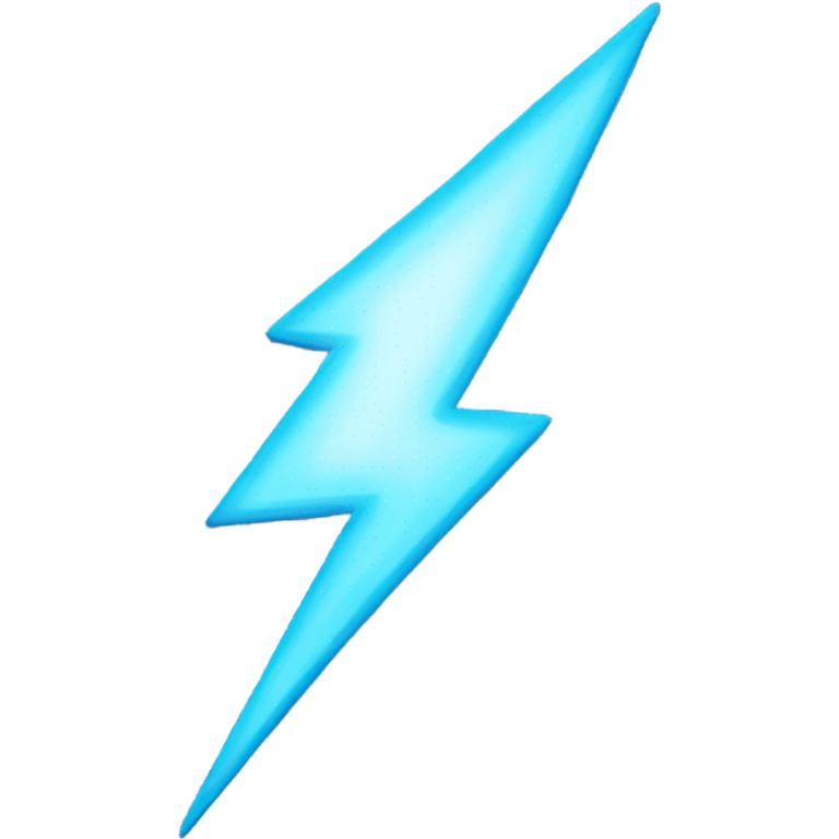  light blue lighting bolt emoji