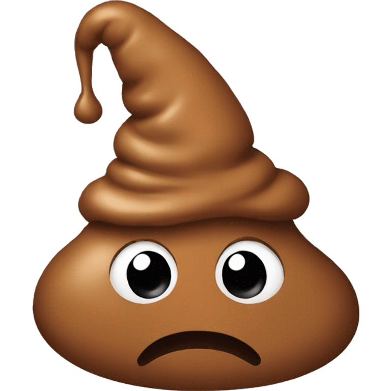 poop + hat emoji