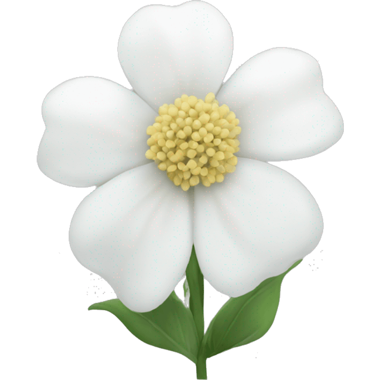 white flowers emoji