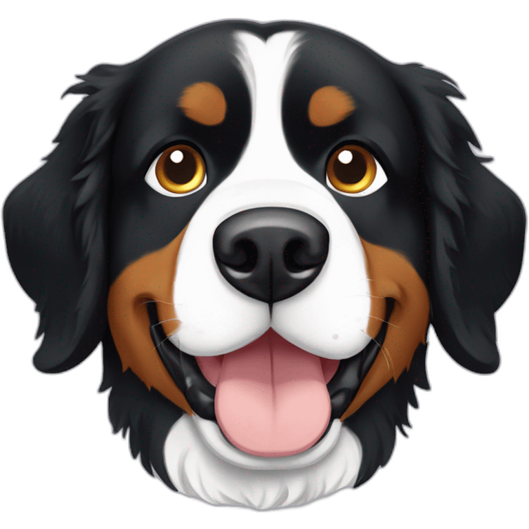 Bernese Mountain dog love eyes emoji