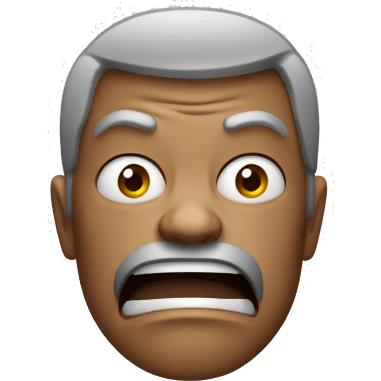 Angry person emoji