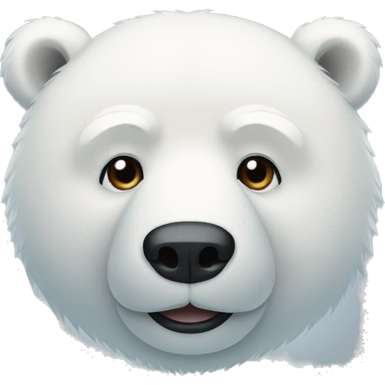 polar bear face emoji