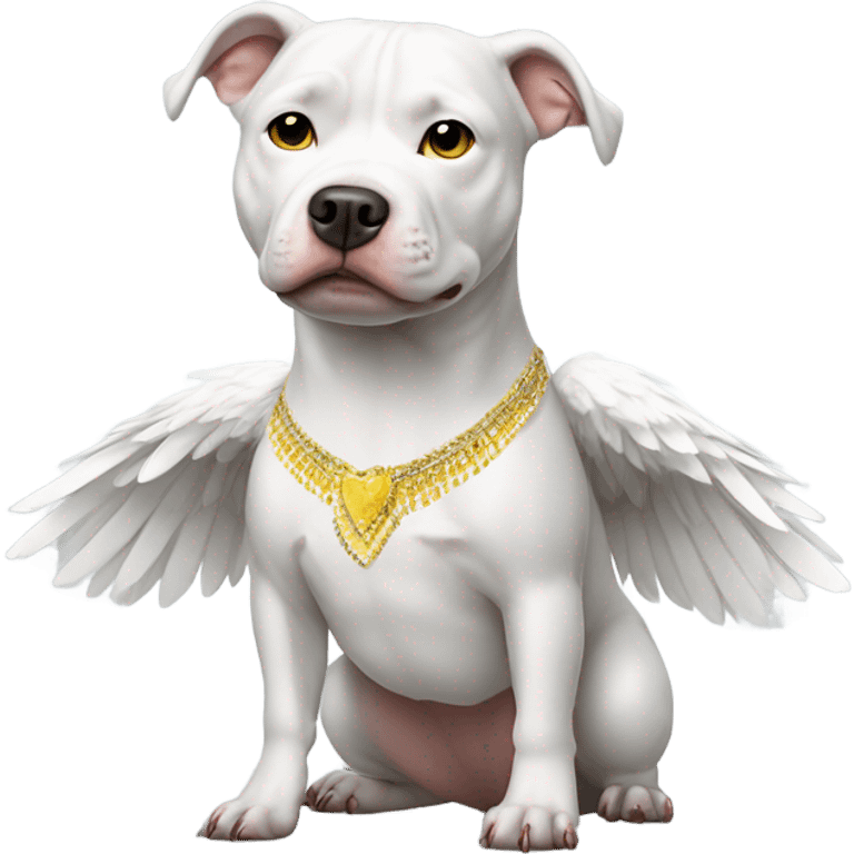 Pitbull in goose costume emoji