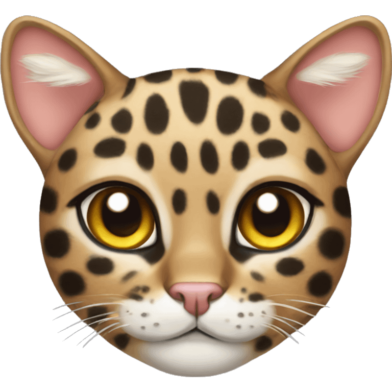 Leopard cat emoji