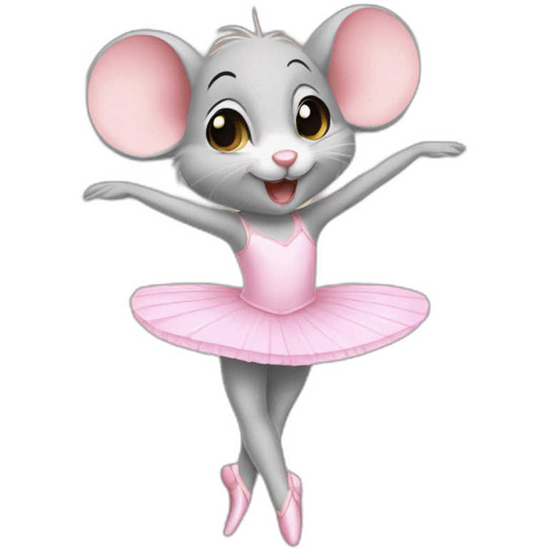 Ballerina mouse emoji