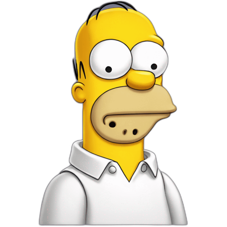 Homer Simpson triste emoji