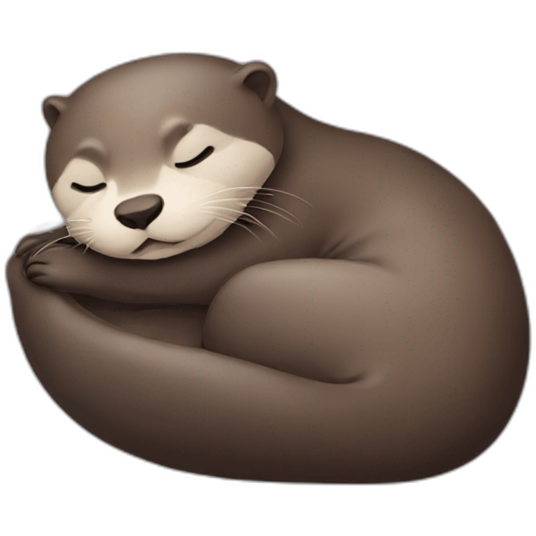 Otter sleep emoji