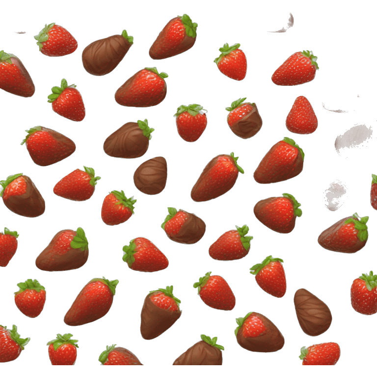 Chocolat a la fraise  emoji