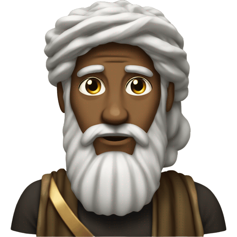 Solomon the biblical prophet European appearance emoji