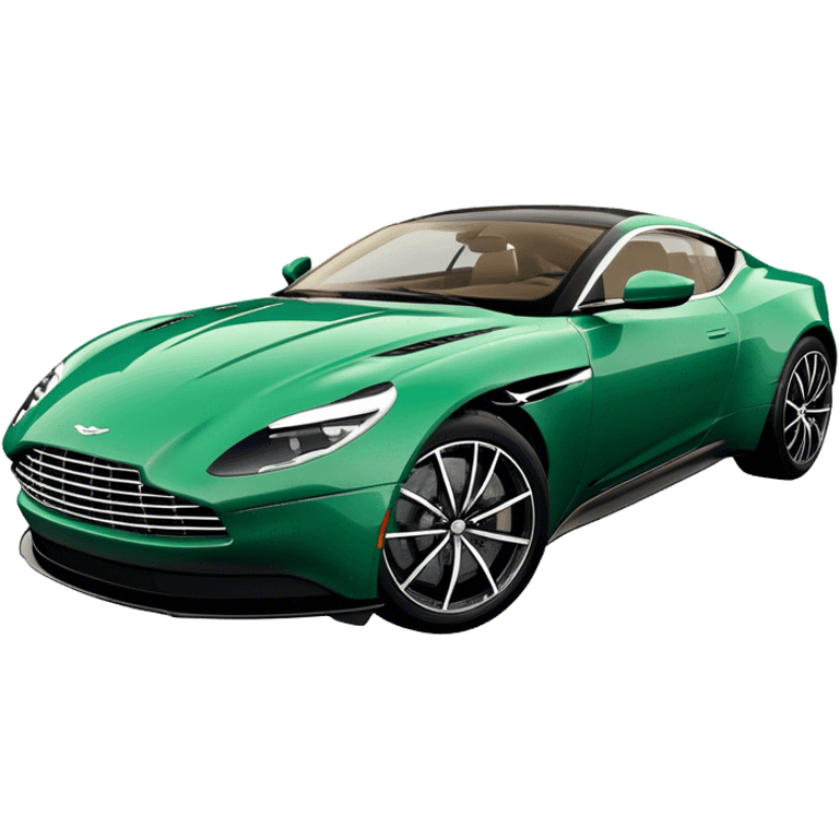 Aston Martin DB11 - Aston Martin (Model Year: 2022) (Iconic colour: Green) emoji