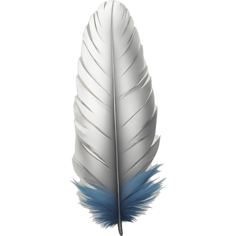 feather with hands emoji