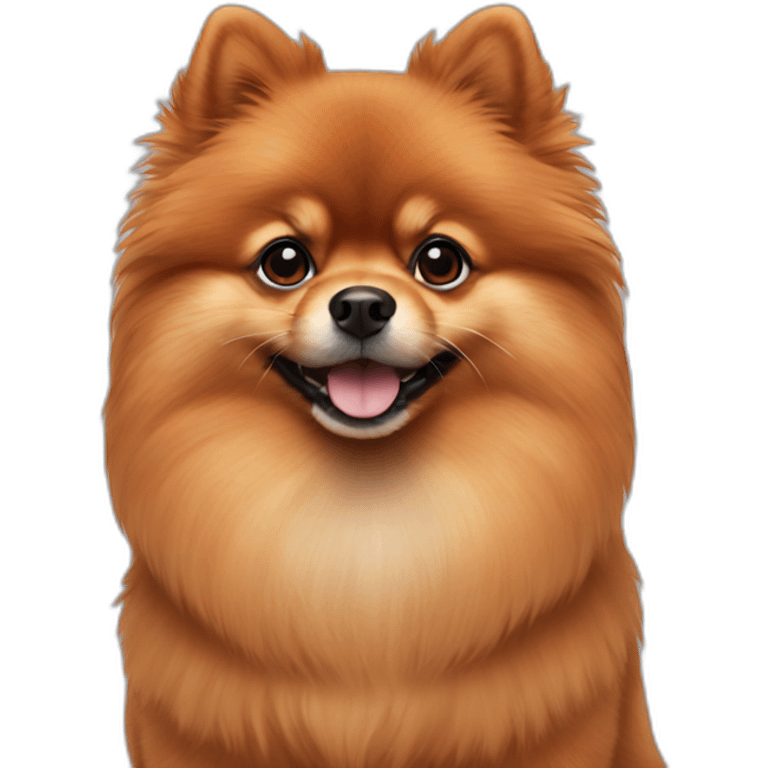 red pomeranian emoji